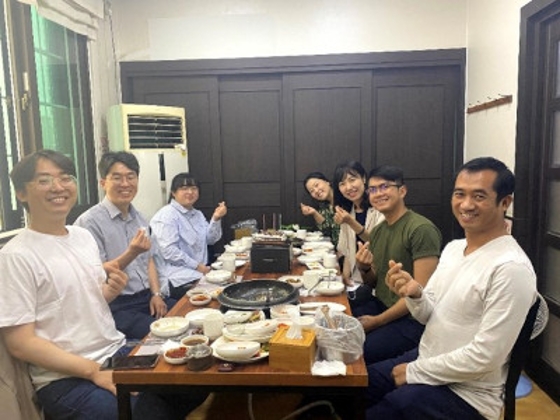 교수님 해외파견 송별회