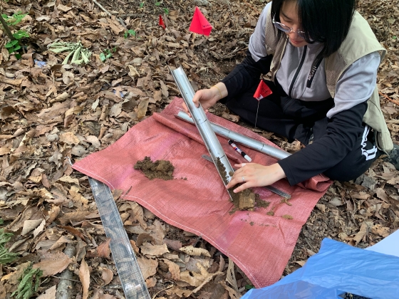 Oak2 site intact core&ingrowth core 설치